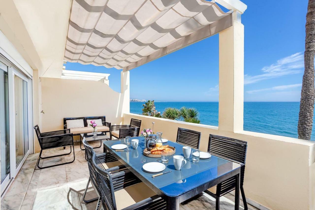 Beach View Playa Del Moral Estepona Bagian luar foto