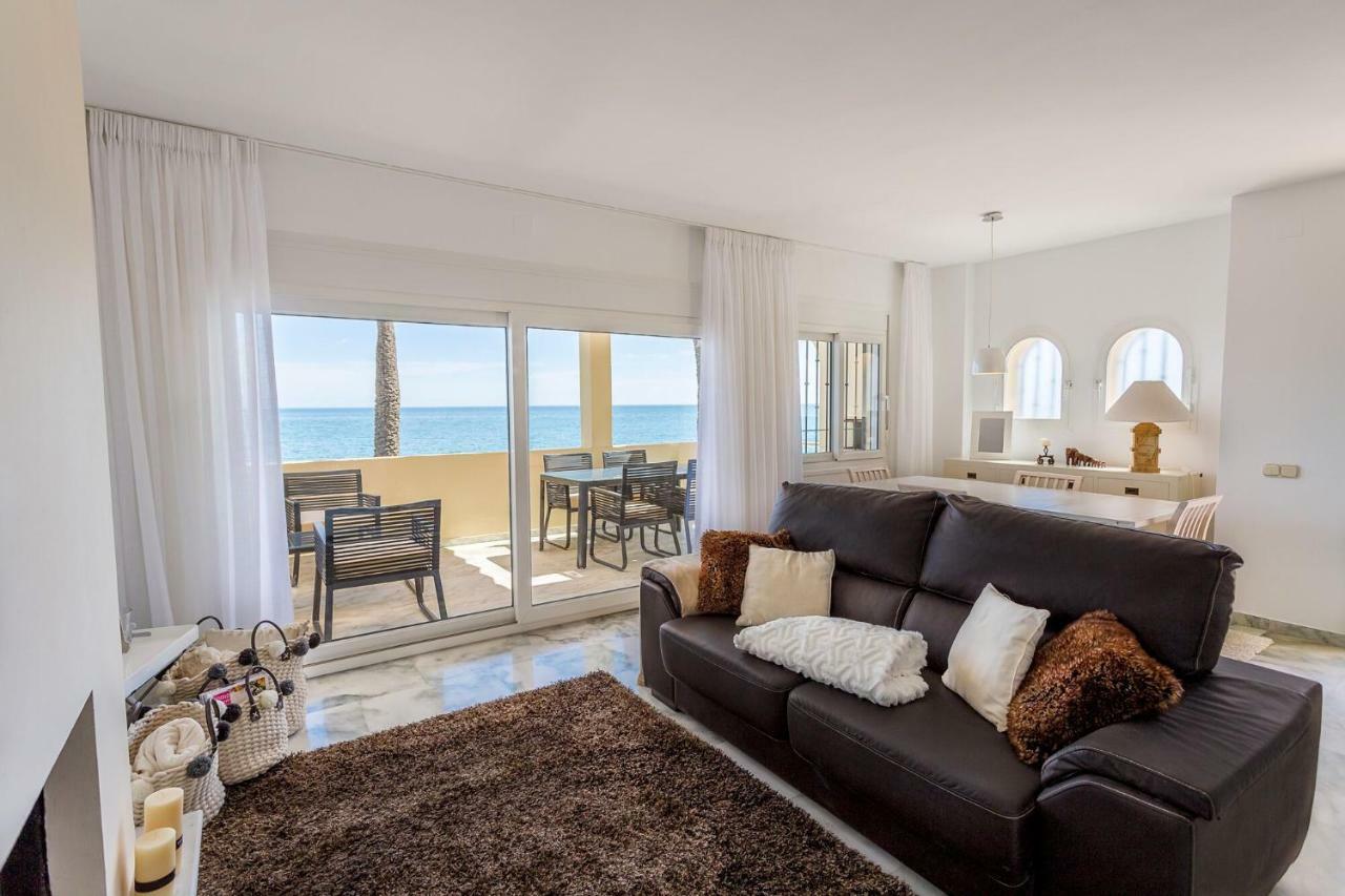 Beach View Playa Del Moral Estepona Bagian luar foto